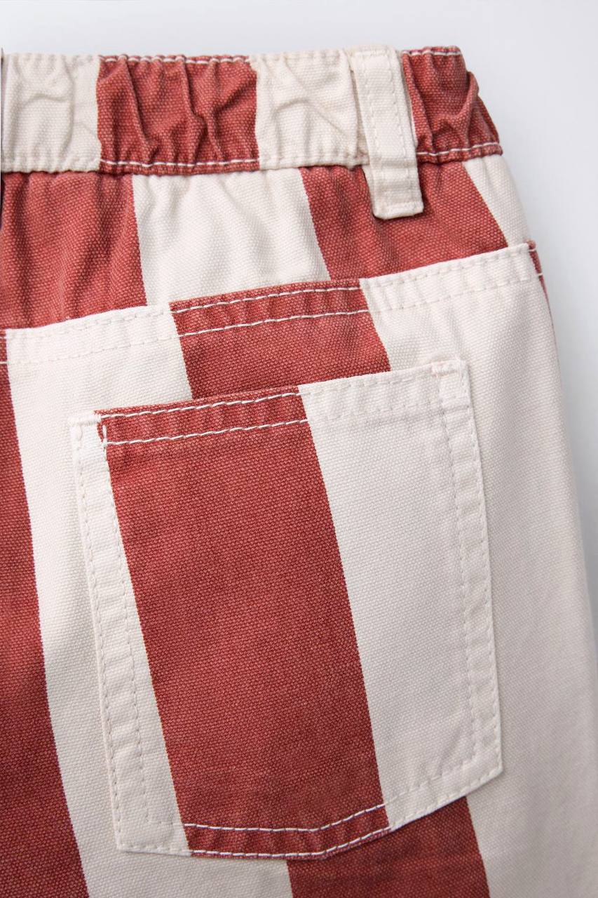 Calças de Sarja ‘Stripee’