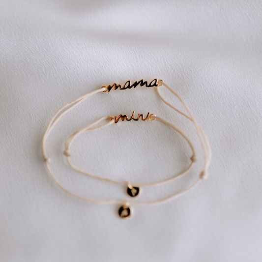 MAMA + MINI / Banhado a ouro